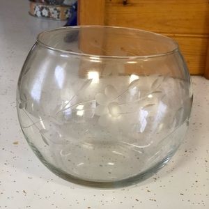 Princess House Clear Glass Bowl